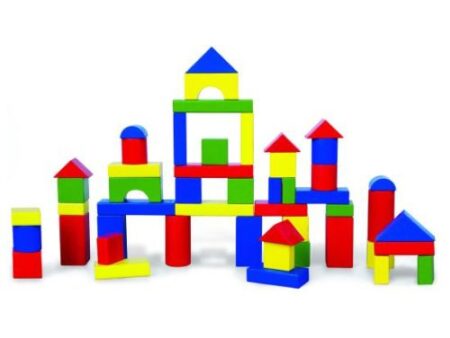 Wooden Blocks -50pcs 3.5cm - Image 1