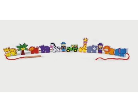 Lacing Blocks - Zoo - Image 1