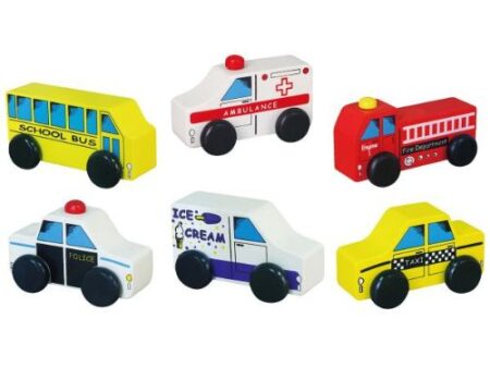 City Vehicles Set - 6pcs - Image 1