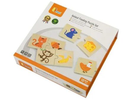 Animal Feeding Puzzle Set - Image 1