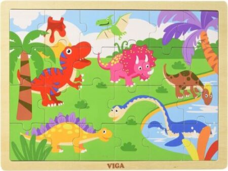 24 Pcs Puzzle - Dinosaurs - Image 1