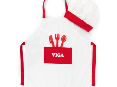 Little Chef Uniform & Hat - Image 1