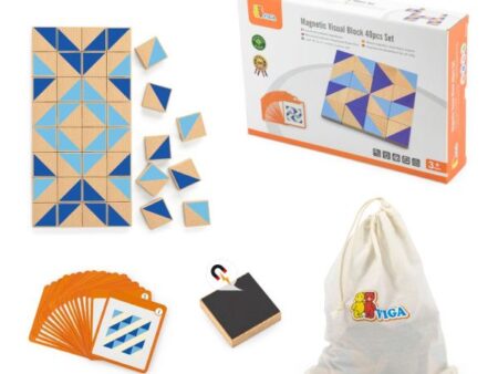 Magnetic Visual Block - 40pcs Set - Image 1