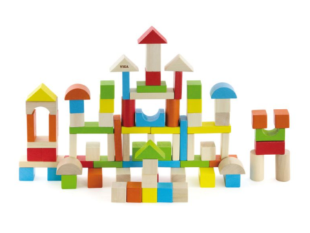 Wooden Blocks - 80pcs 2.5cm - Image 1