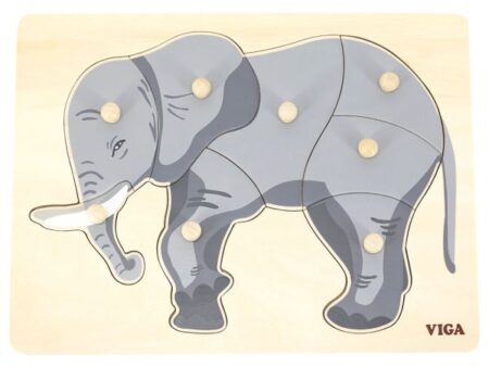 Montessori Puzzle Elephant - Image 1