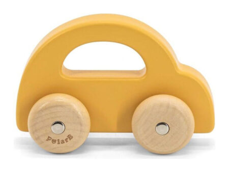 Viga Wooden Car - Yellow - Image 1