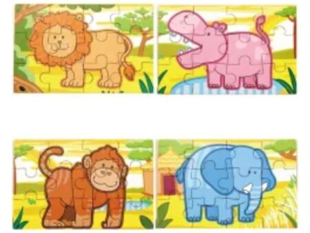 4-Puzzle Set  - Jungle - Image 1