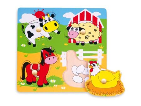 Flat Puzzle - Farm Animals - Image 1