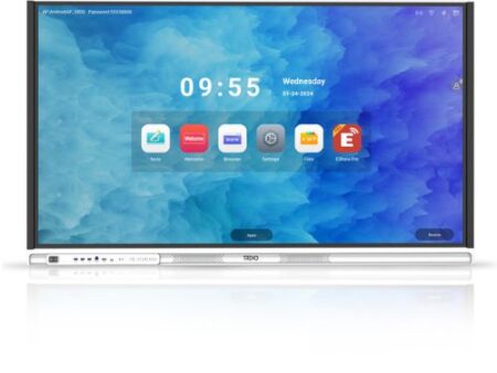 TREND Q Series 86inch Interactive Flat Panel - 4K UHD QLED Display, 16GB RAM, 256GB ROM, Android 13, AI Conferencing & Multi-Touch - High End Model - Image 5