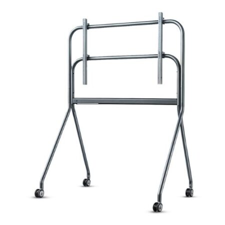 School Stationery Supplies Mobile TV Cart Stand - Steel Frame