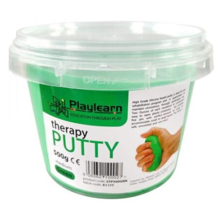 500g Therapy Putty : Green / Medium - Image 1