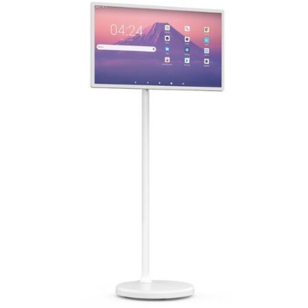 School Stationery Supplies TREND Mobile Smart Screen - 32" IPS Display, White Frame, Capacitive Touch, Android 13, Adjustable Stand - Image 1