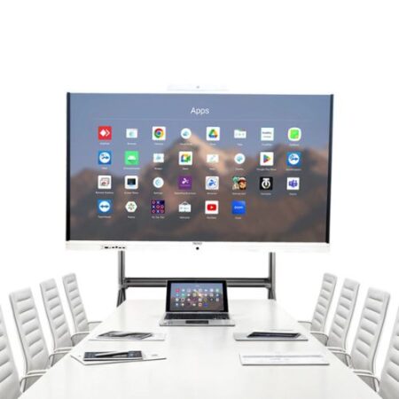 School Stationery Supplies TREND 86" 4K DLED Interactive Display - White Frame, Octa-Core, 8GB RAM, 128GB Storage, Android 14, 40-Point Touch, Google EDLA Certified - Image 1