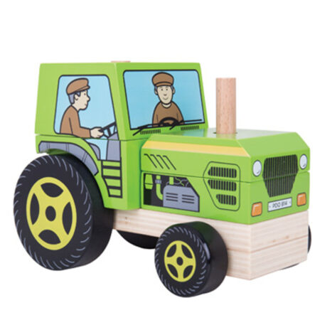 School Stationery Supplies Stacking Vehicles- Tractor-EYR - Image 1
