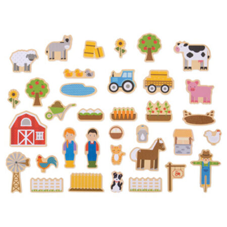 School Stationery Supplies Farm Magnet Set-EYR - Image 1