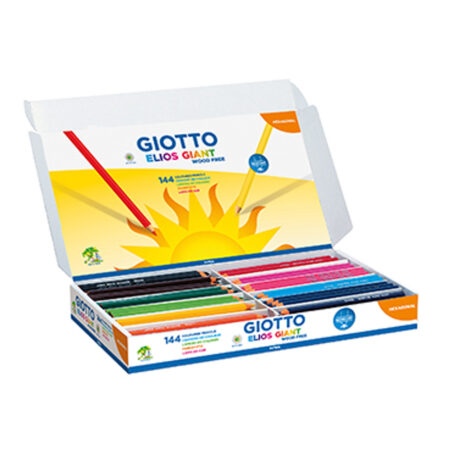 School Stationery Supplies Giotto Elios Giant Colouring Pencils - Bulk Saver-EYR - Image 1