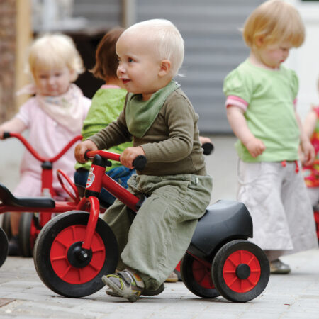 Mini Viking Racing Scooter - Red-EYR - Image 1