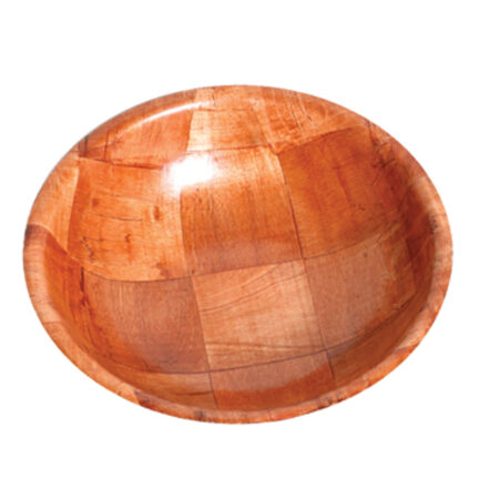 Woven Wood Bowl 25cm Diameter-EYR - Image 1