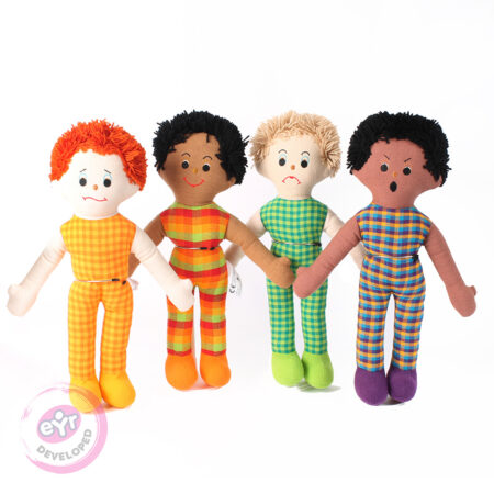 How Do You Feel Friends - Emotions Dolls 4 Pack-EYR - Image 1