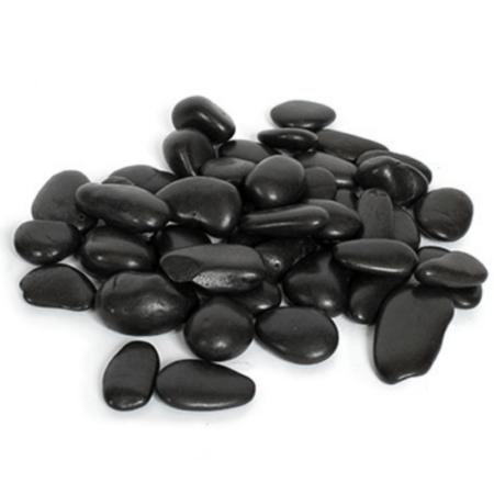 School Stationery Supplies Black Polished Pebbles-EYR - Image 1