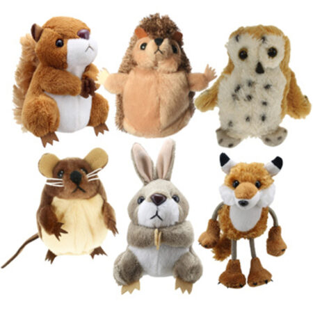 Woodland Animal Finger Puppet Set-EYR