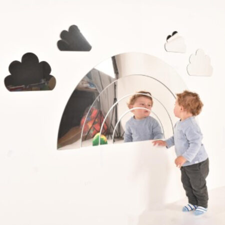School Stationery Supplies Rainbow Mirror Set-EYR - Image 1