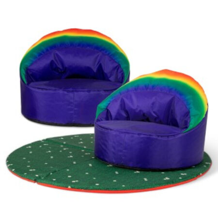 Rainbow Daisy Mat And Chair Pack-EYR