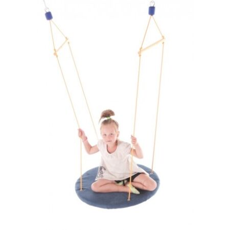 Therapeutic Sensory Round Suspended Platform Swing - Image 1