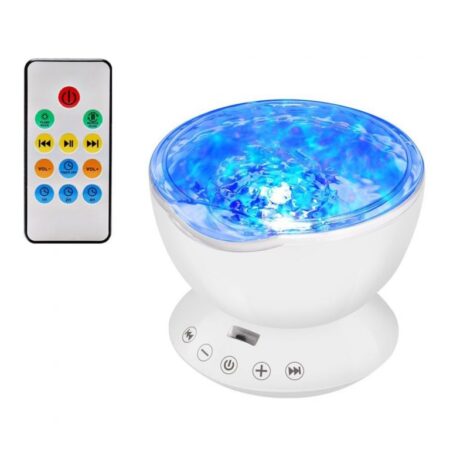 School Stationery Supplies Ocean Wave Projector with Sounds and Speaker (SOWPN) (USB adapter) - Image 1