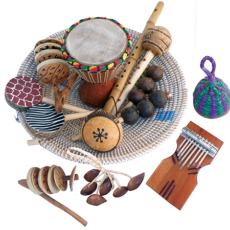 African Musical Instrument Basket-EYR