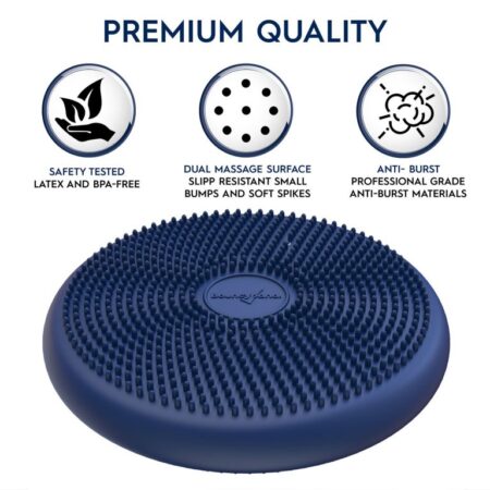 Wiggle Seat Little Sensory Cushion Blue 27cm (age 3-7 years) - Image 1