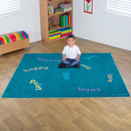 School Stationery Supplies Mindfulness Wellbeing Carpet-EYR - Image 1