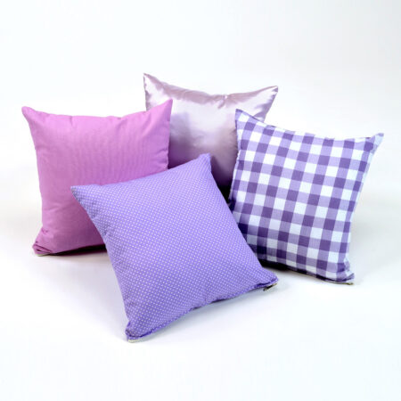 School Stationery Supplies Lilac Scatter Cushions Set Of 4-EYR - Image 1