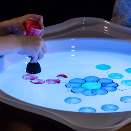 Round Magic Light Table With Tray-EYR