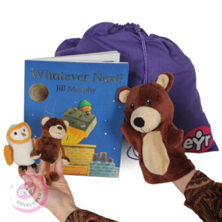 Whatever Next! Picture Book and Hand Puppets Set (BD)-EYR - Image 1