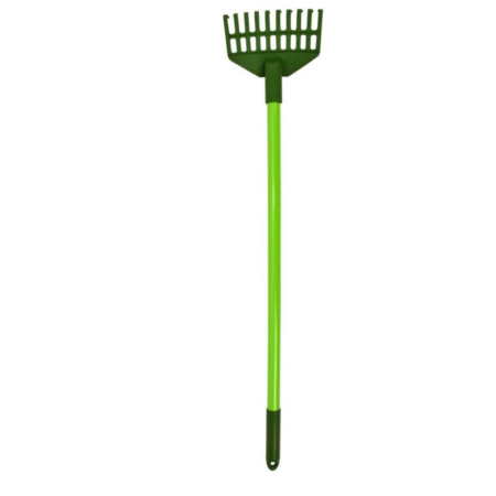 School Stationery Supplies Children s Garden Tools Garden Rake Green (BRK)-EYR - Image 1