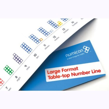 School Stationery Supplies Numicon Large Format Table-top Number Line-EYR - Image 1