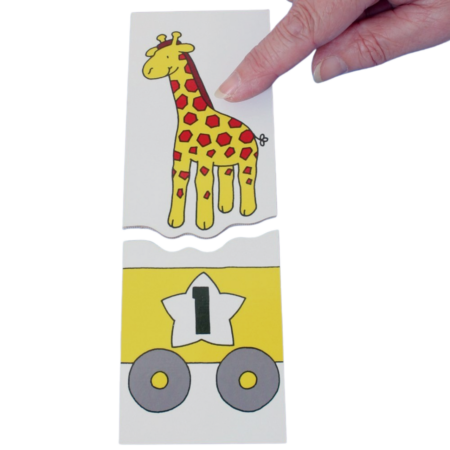 School Stationery Supplies Number Train Jigsaw Puzzle-EYR - Image 1