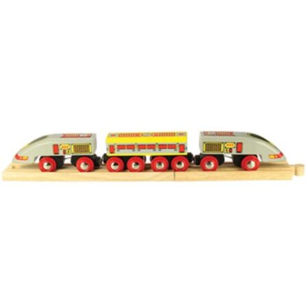 School Stationery Supplies Wooden Bullet Train-EYR - Image 1
