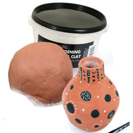 School Stationery Supplies Terracotta Air Hardening Clay - 2.5kg-EYR - Image 1