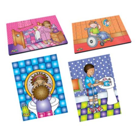 School Stationery Supplies Taking Care Of Ourselves Jigsaw Puzzle Set 1-EYR - Image 1