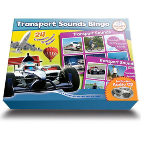 School Stationery Supplies Transport Sounds Bingo-EYR - Image 1