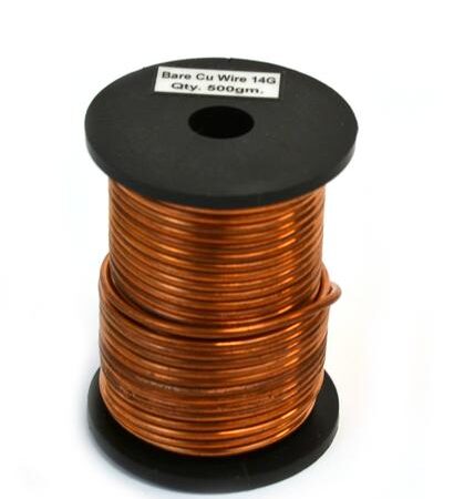 School Stationery Supplies Labware : Copper Wire , Reel , Swg 20 (19 Awg) - 0.036" (0.91 Mm) Dia. - Image 1