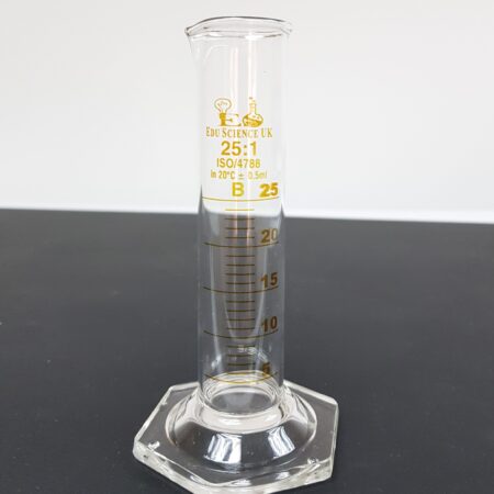 Labware : Measuring Cylinder, Glass Hex Base, Class B, 500Ml - Image 1