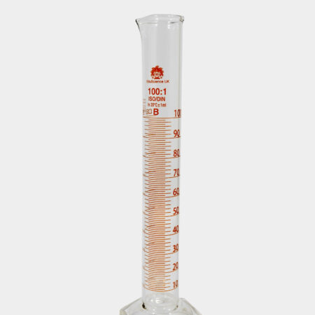 Labware : Measuring Cylinder, Hex Base, Class B, 100Ml - Image 1