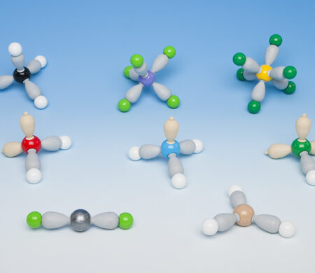 School Stationery Supplies Chemistry : Shapes Of Molecules Electron Repulsion Theory - Image 1