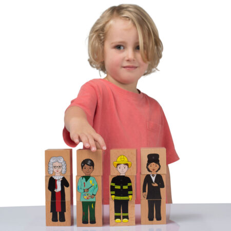 Our Community Wooden Blocks - Image 1