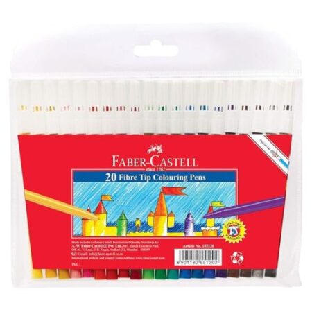 School Stationery Supplies Faber-Castell Felt Pen 20 Color - Image 1