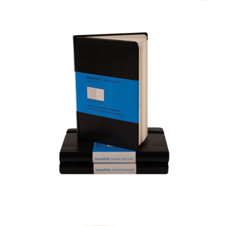 A6 Travel Journal 128 Pages  130gsm Alternate White/lined