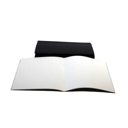 A4 Oversize Starter Sketchbook Black Card Cover 40 Pages 140Gsm (214X307Mm) - Image 1